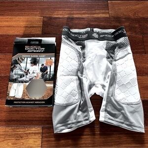 💚New in box! Shock Doctor youth large sliding shorts